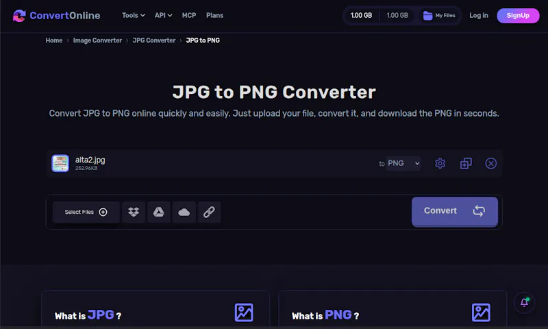 Convert.Online API & MCP Server screenshot 7