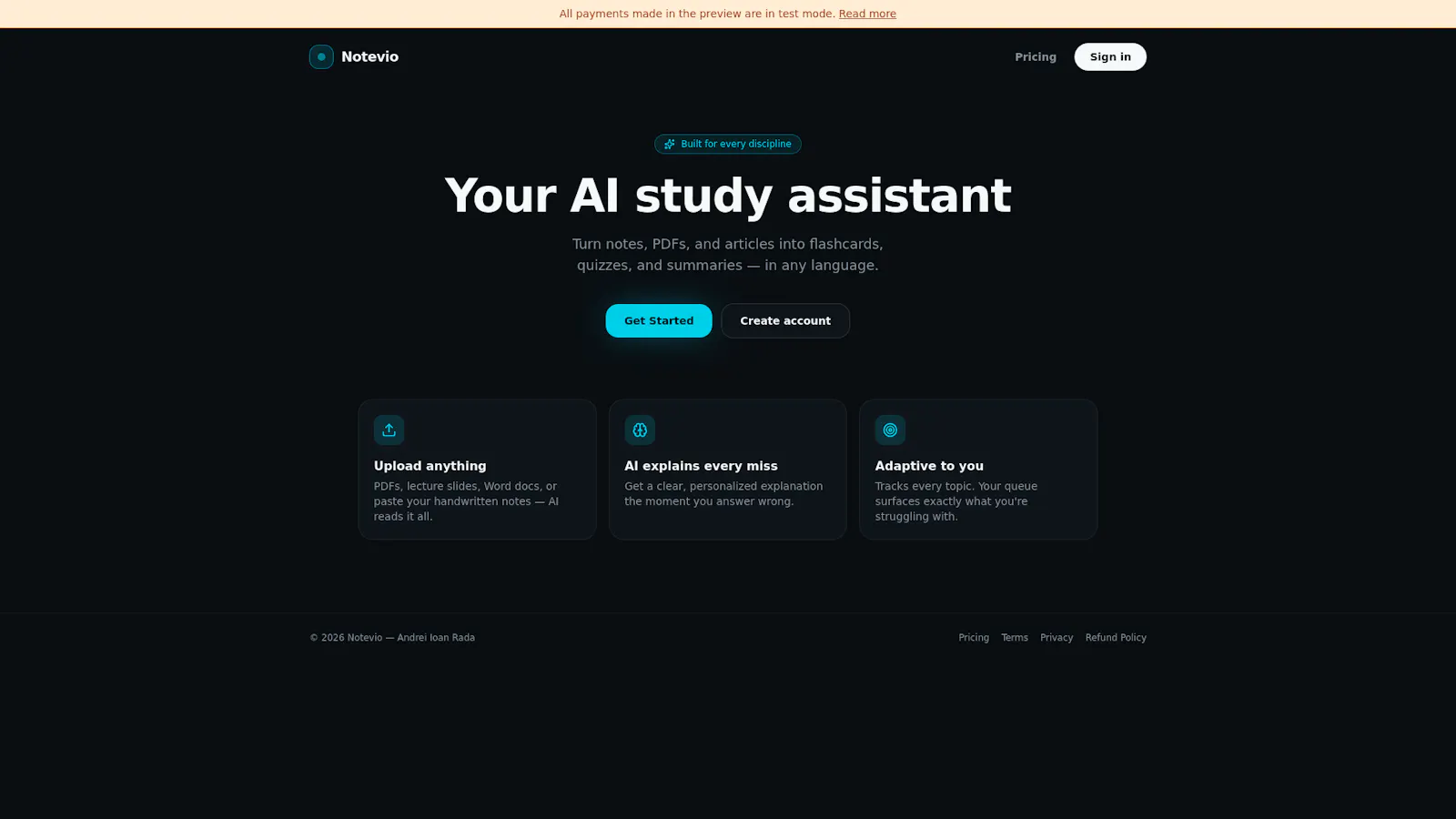 Notevio screenshot 1