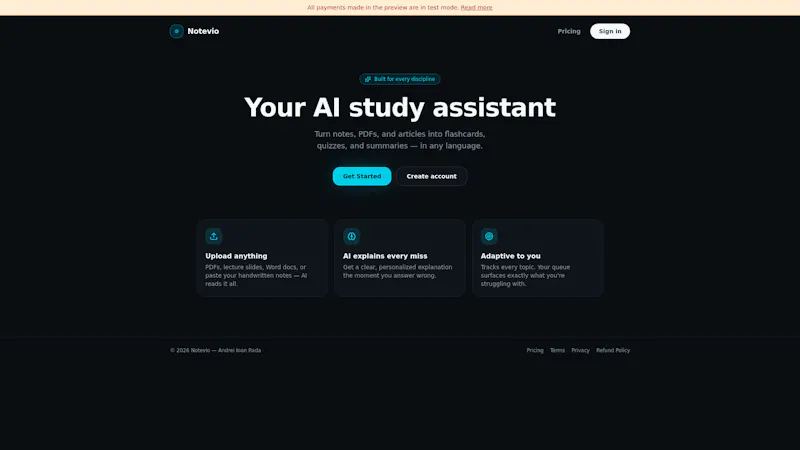Notevio screenshot 1