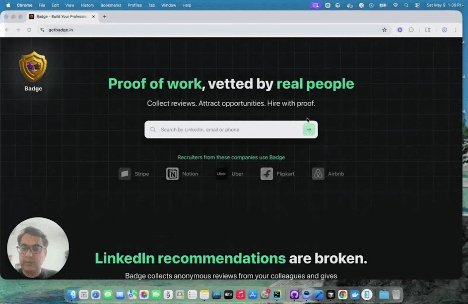 Badge screenshot 1 (video preview)