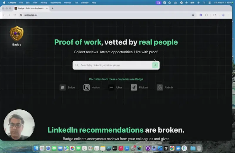 Badge screenshot 1 (video preview)