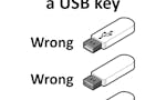 How to Plug in a USB Key T-Shirt (Unisex) image