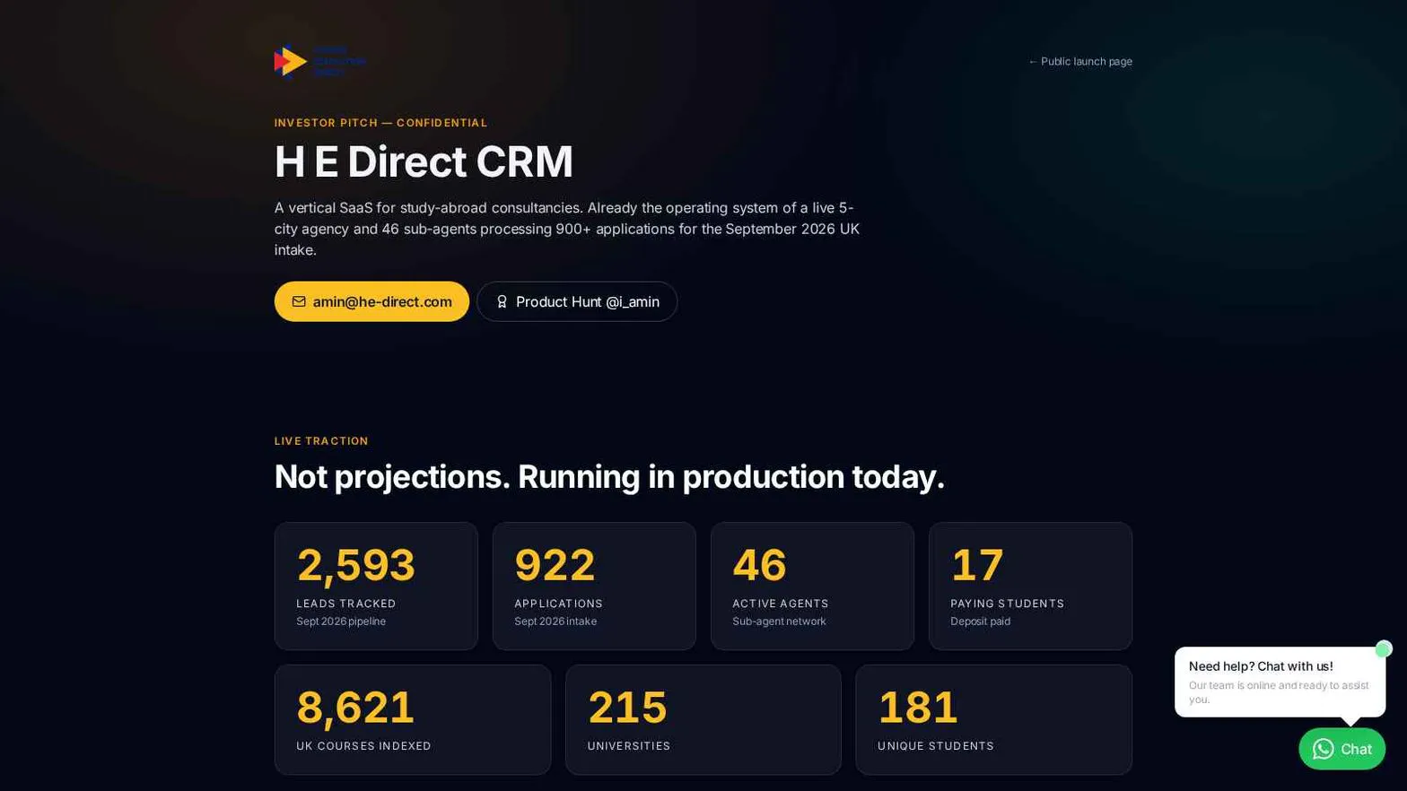 H E Direct のプロダクトバナー