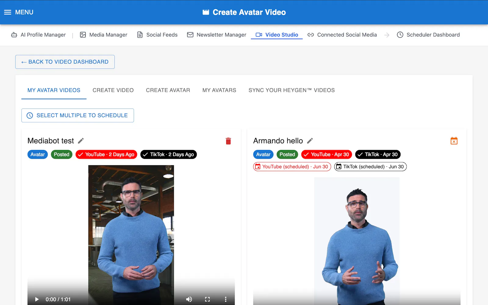 Mediabot.io Launch screenshot 5