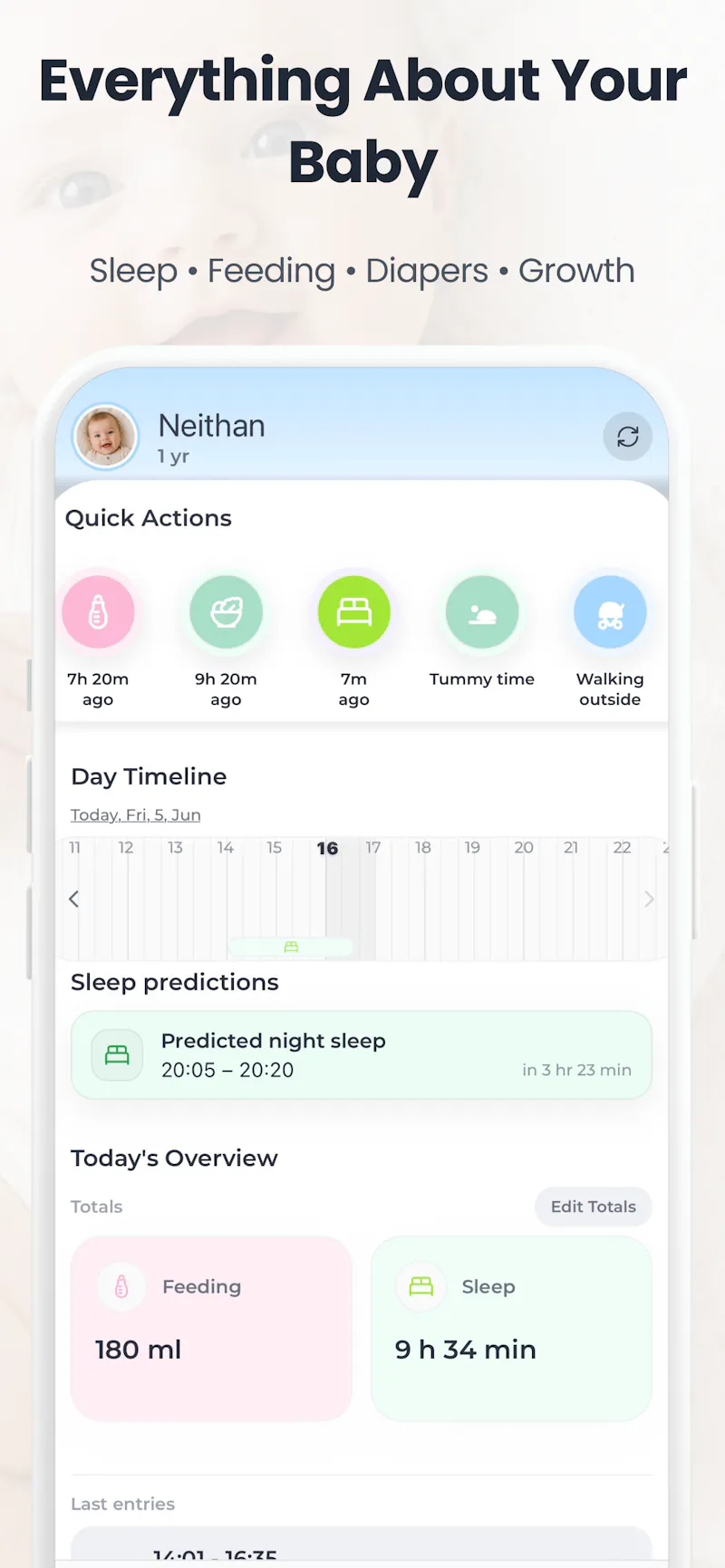 Baby Tracker - Soriva screenshot 1
