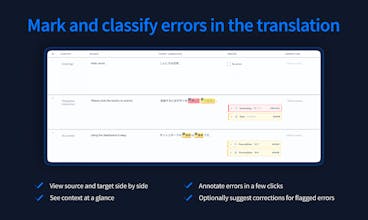 Alconost MQM Annotation Tool gallery image