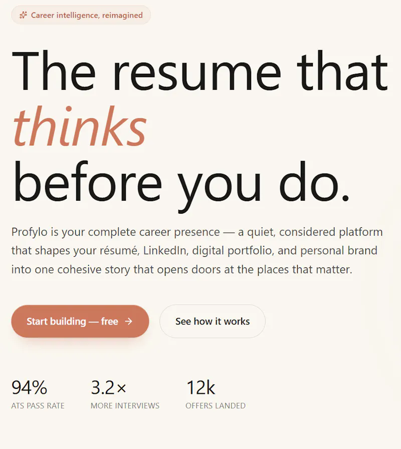 Profylo screenshot 1