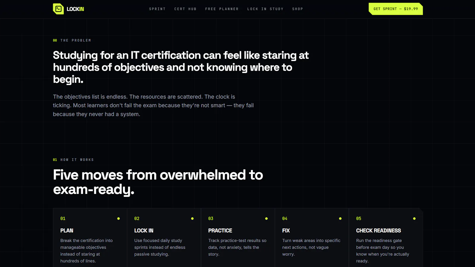 Lock In Cert screenshot 1