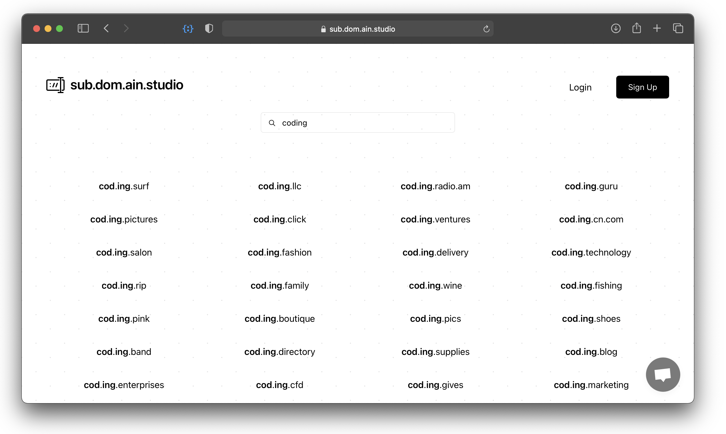 sub.dom.ain.studio gallery image