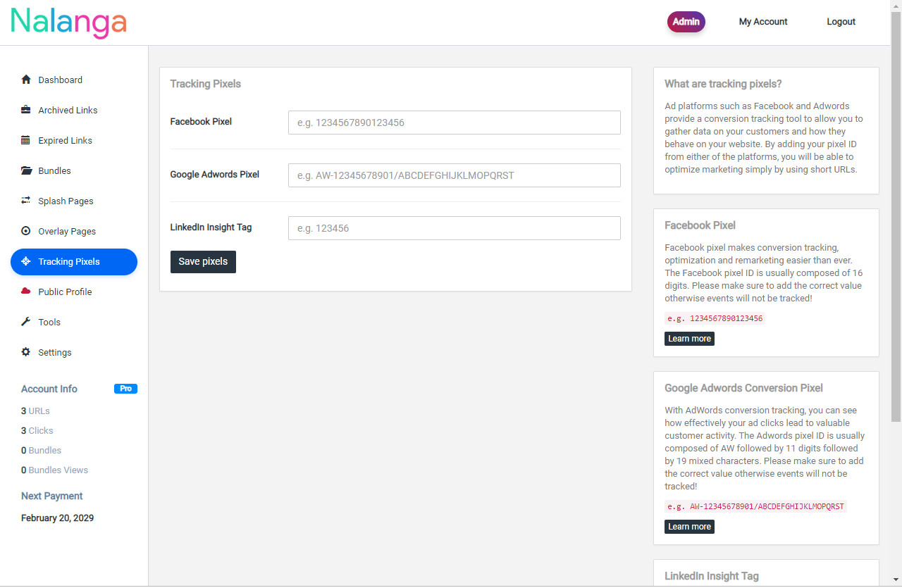 Nalanga URL Shortener gallery image