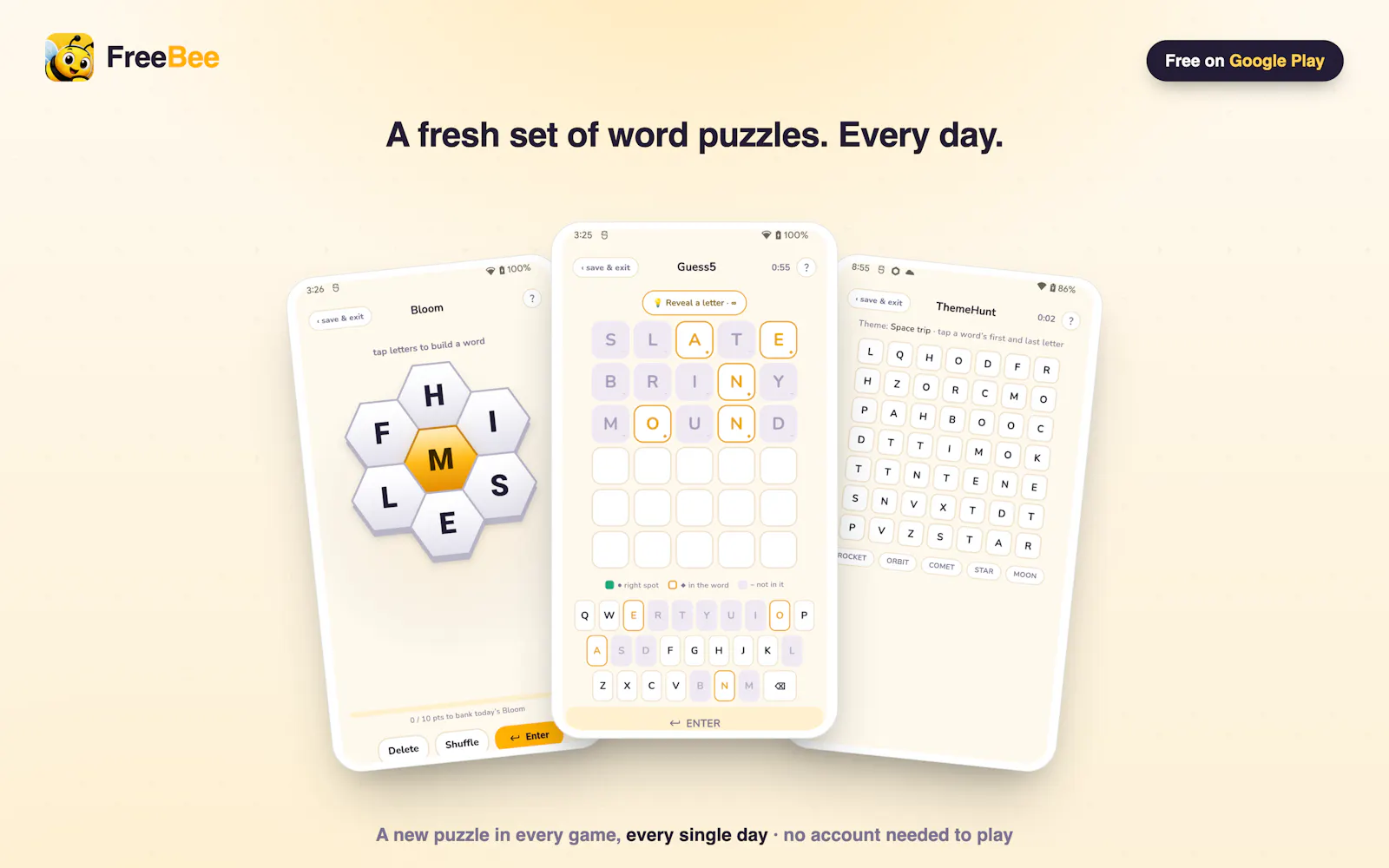 FreeBee screenshot 2