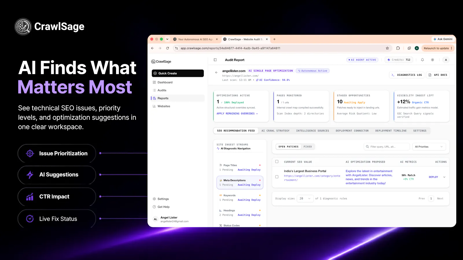 CrawlSage screenshot 3