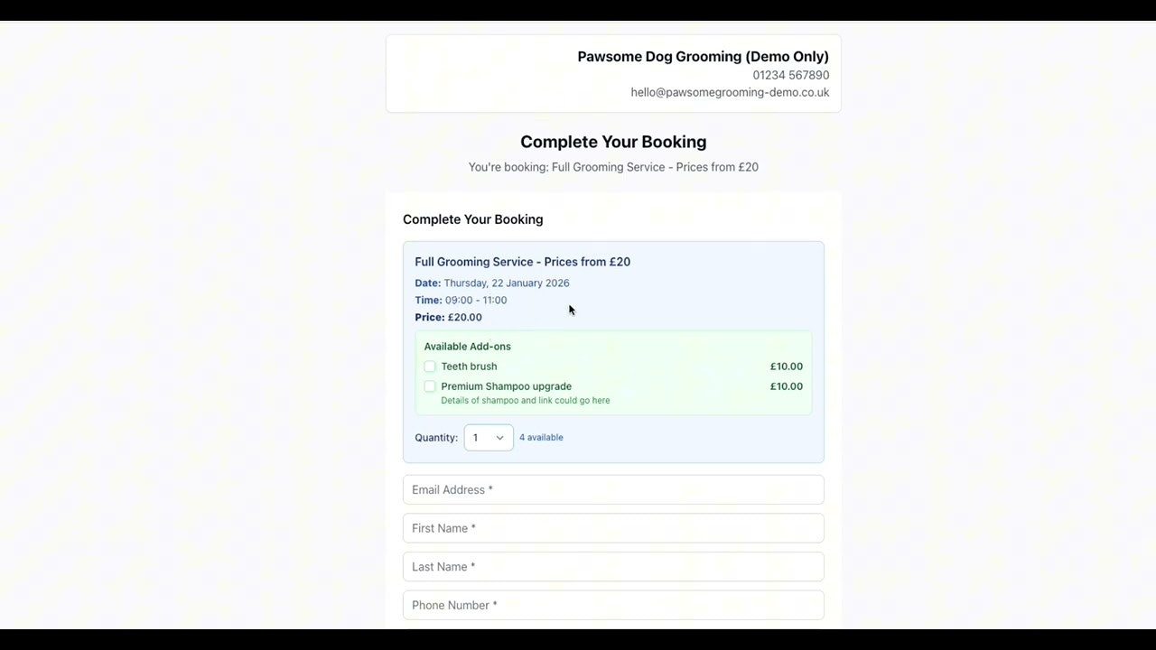 GetaBooking.co.uk gallery image