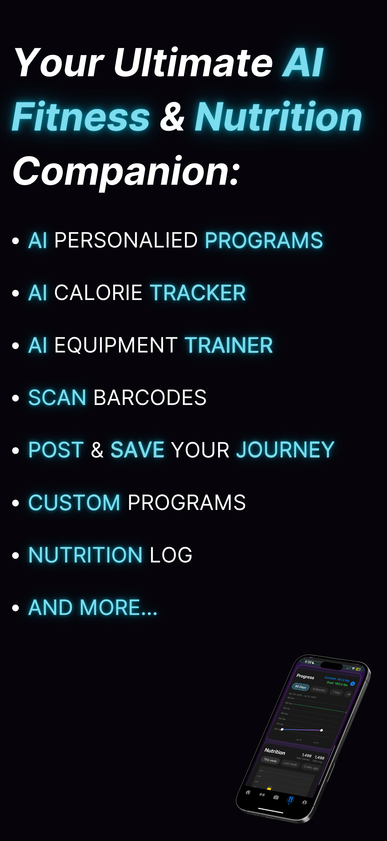 Getfit AI: Kalori Tracker - Sizi tutarlı tutan AI Powered Fitness uygulaması medya 7