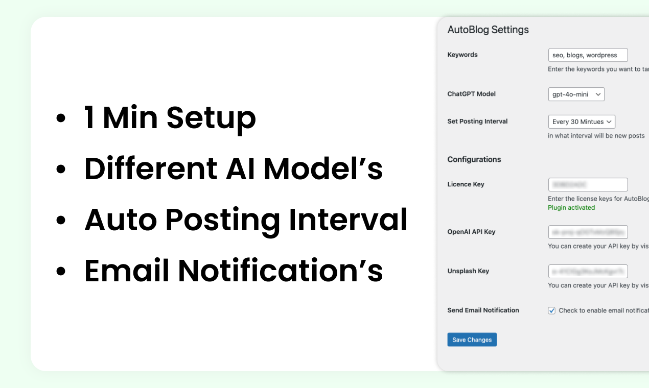 Autoblog WP - Complemento de publicación de blog de SEO automatizado para WordPress media 4