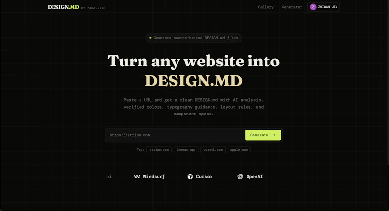 DESIGN.MD by Parallect screenshot 2