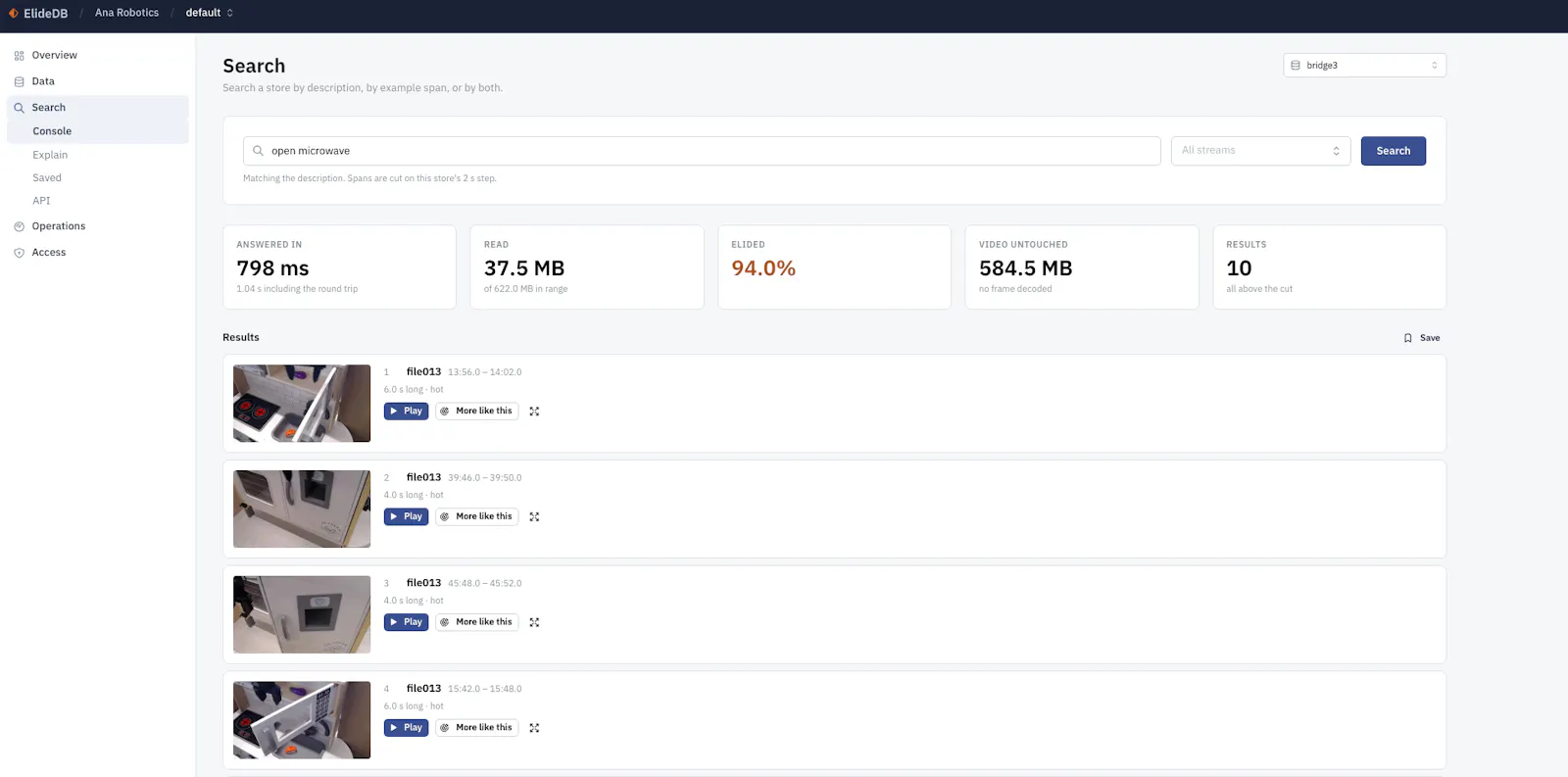 ElideDB. Database for Physical AI screenshot 4