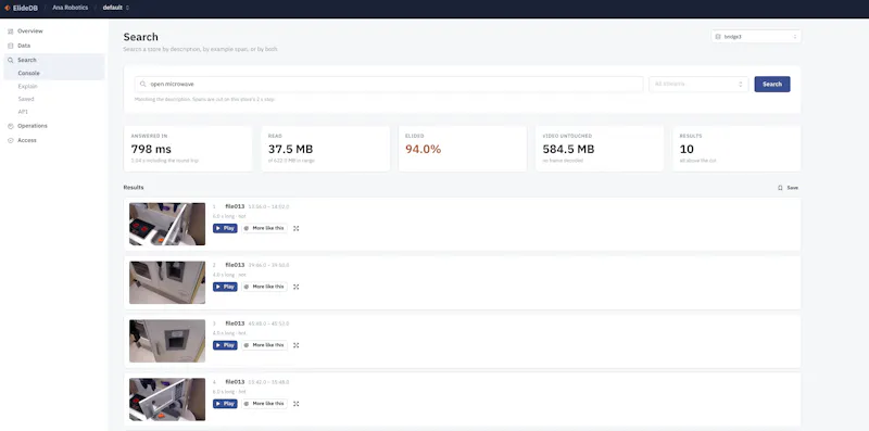 ElideDB. Database for Physical AI screenshot 4