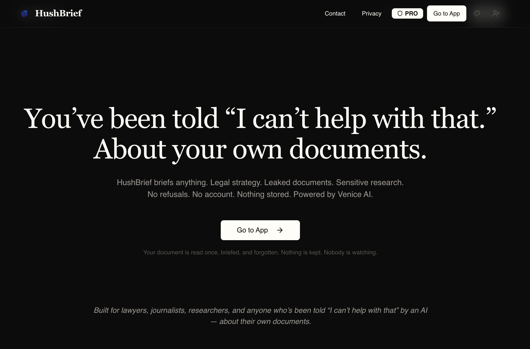 HushBrief gallery image