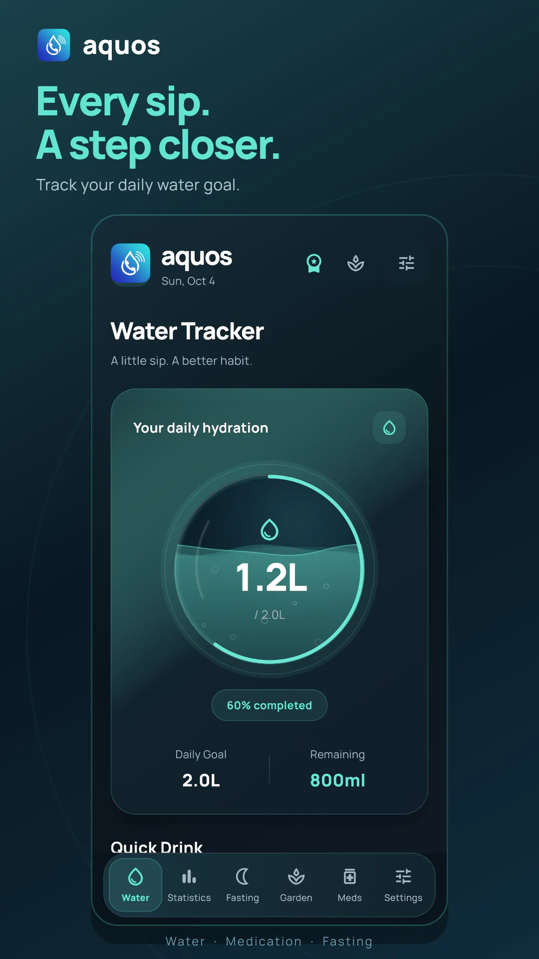 Aquos – Smart Water Reminder gallery image