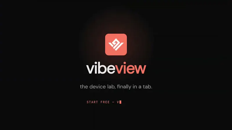 VibeView screenshot 1 (video preview)