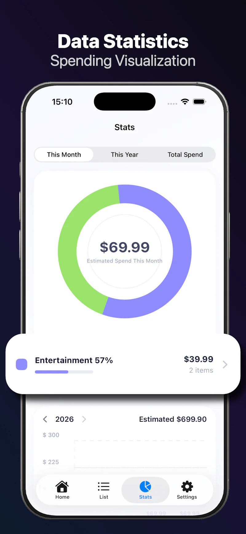 SubSmart: Subscription Tracker screenshot 6