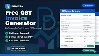 Free GST Invoice Generator without Login gallery image