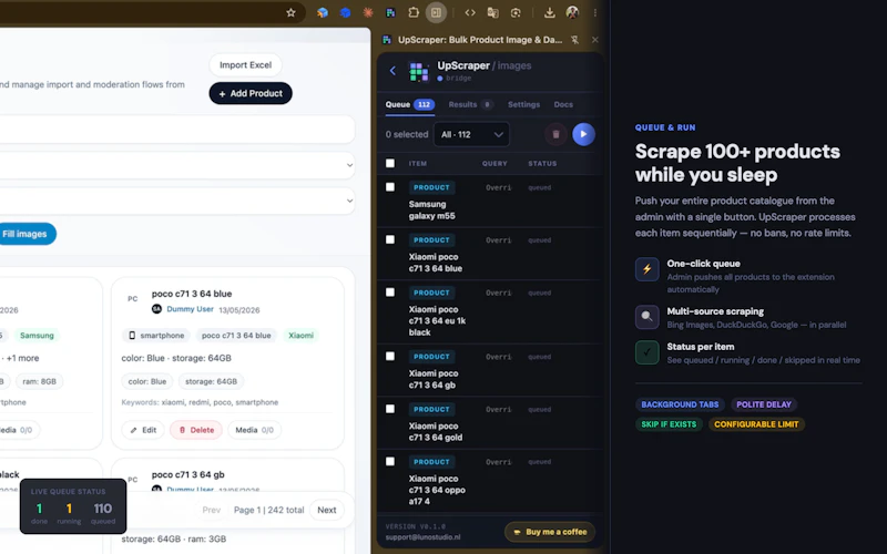 UpScraper screenshot 3