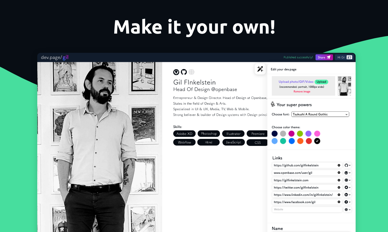 Dev.page gallery image