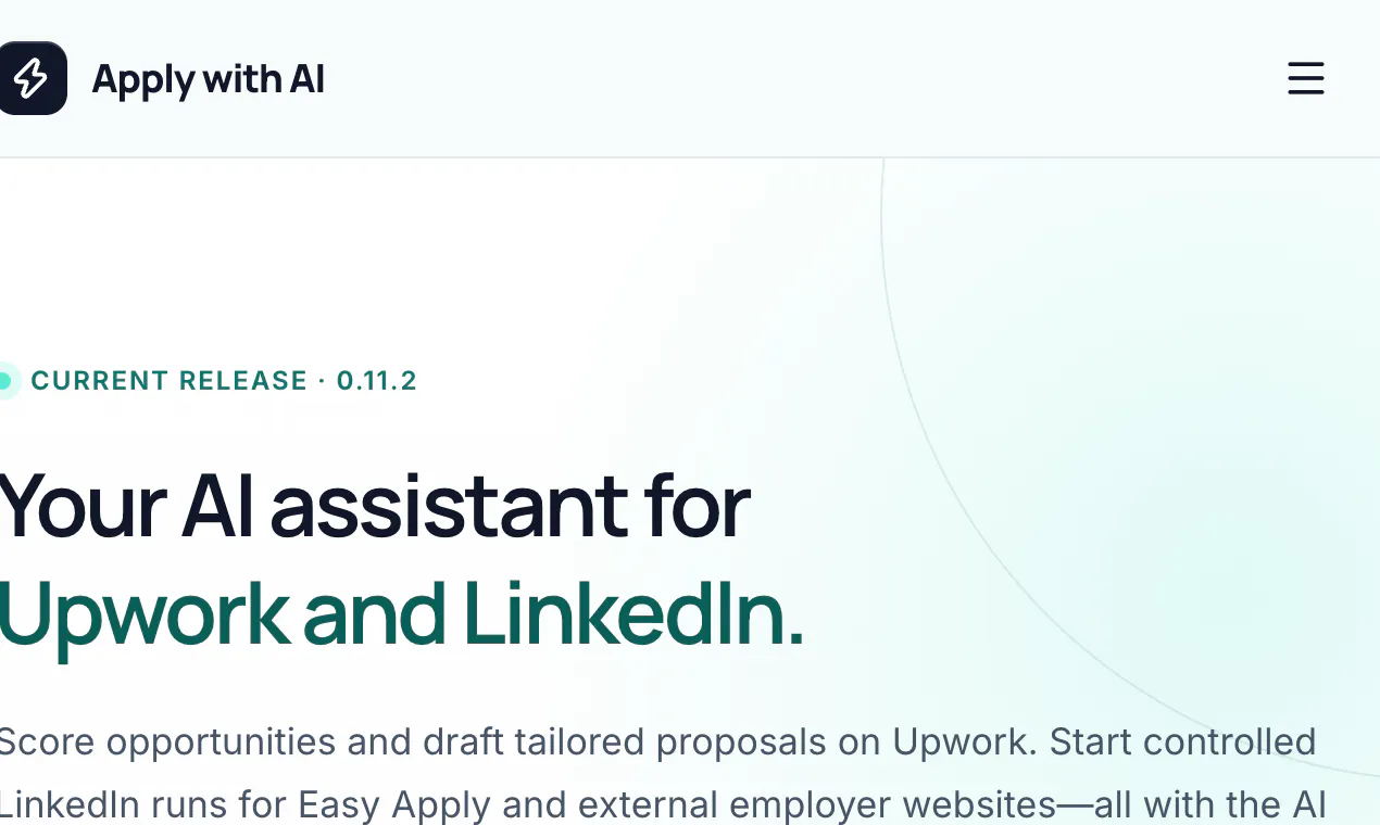 Apply with AI gallery image