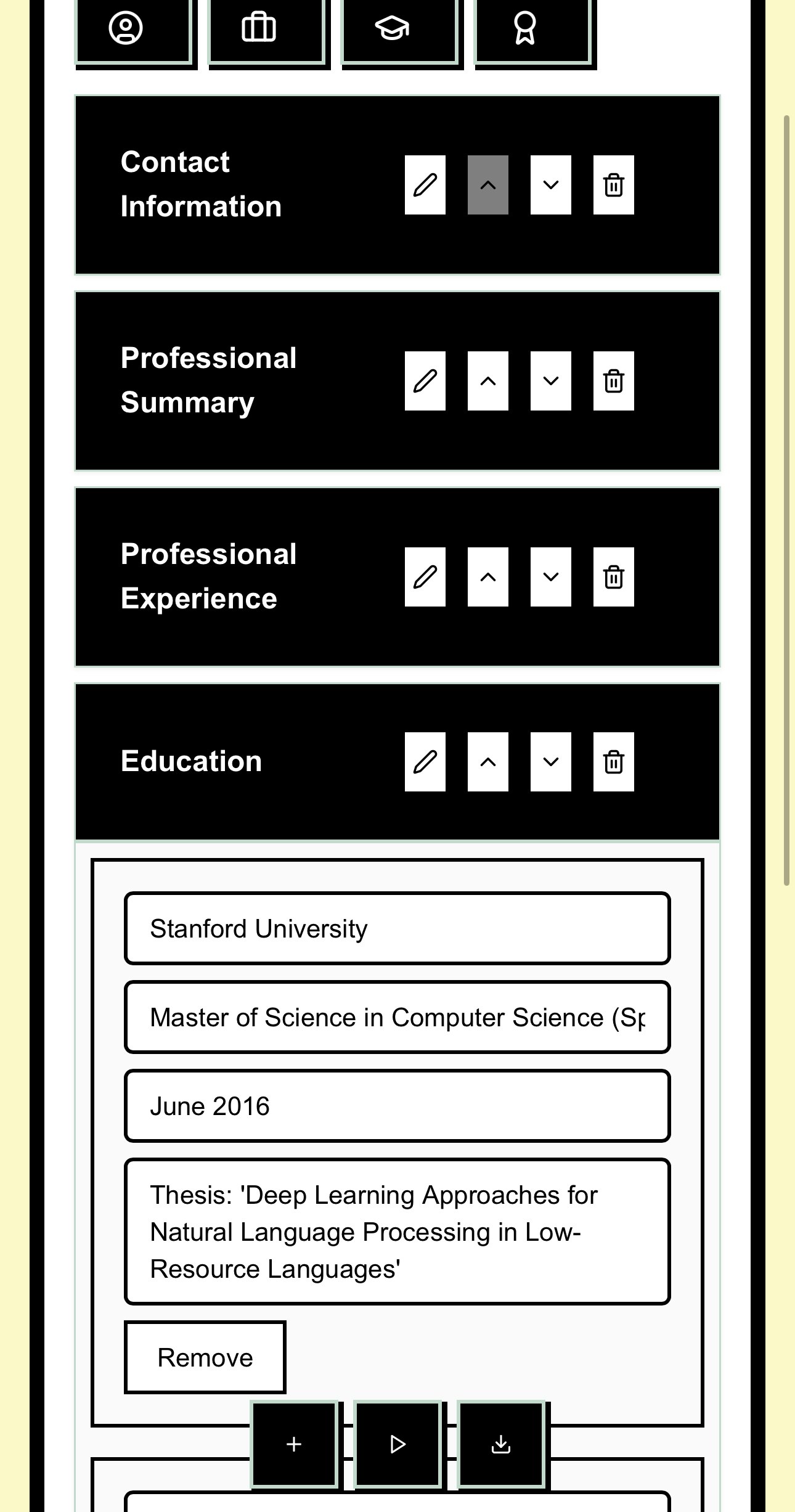 BrutalResumes gallery image