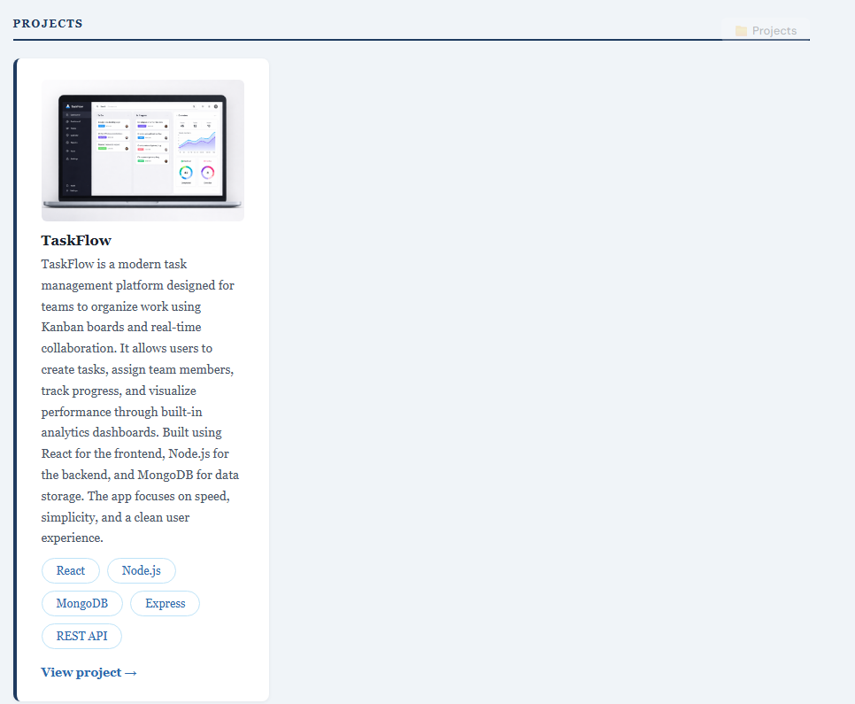 Portfolio From Resume gallery image