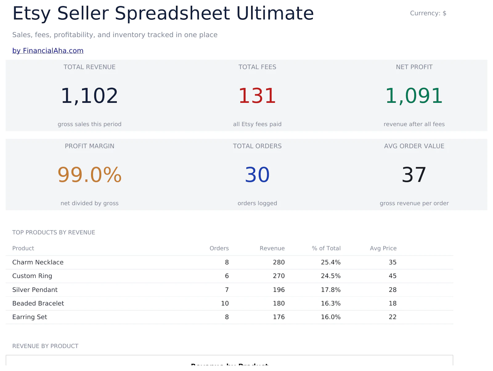 FinancialAha! Ultimate Spreadsheets screenshot 8
