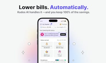 AI Bill Negotiation by Kudos gallery image