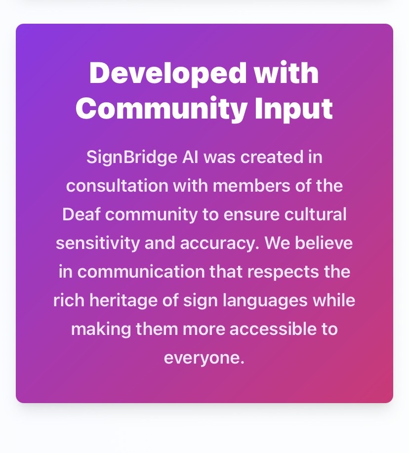 Signbridge ai gallery image