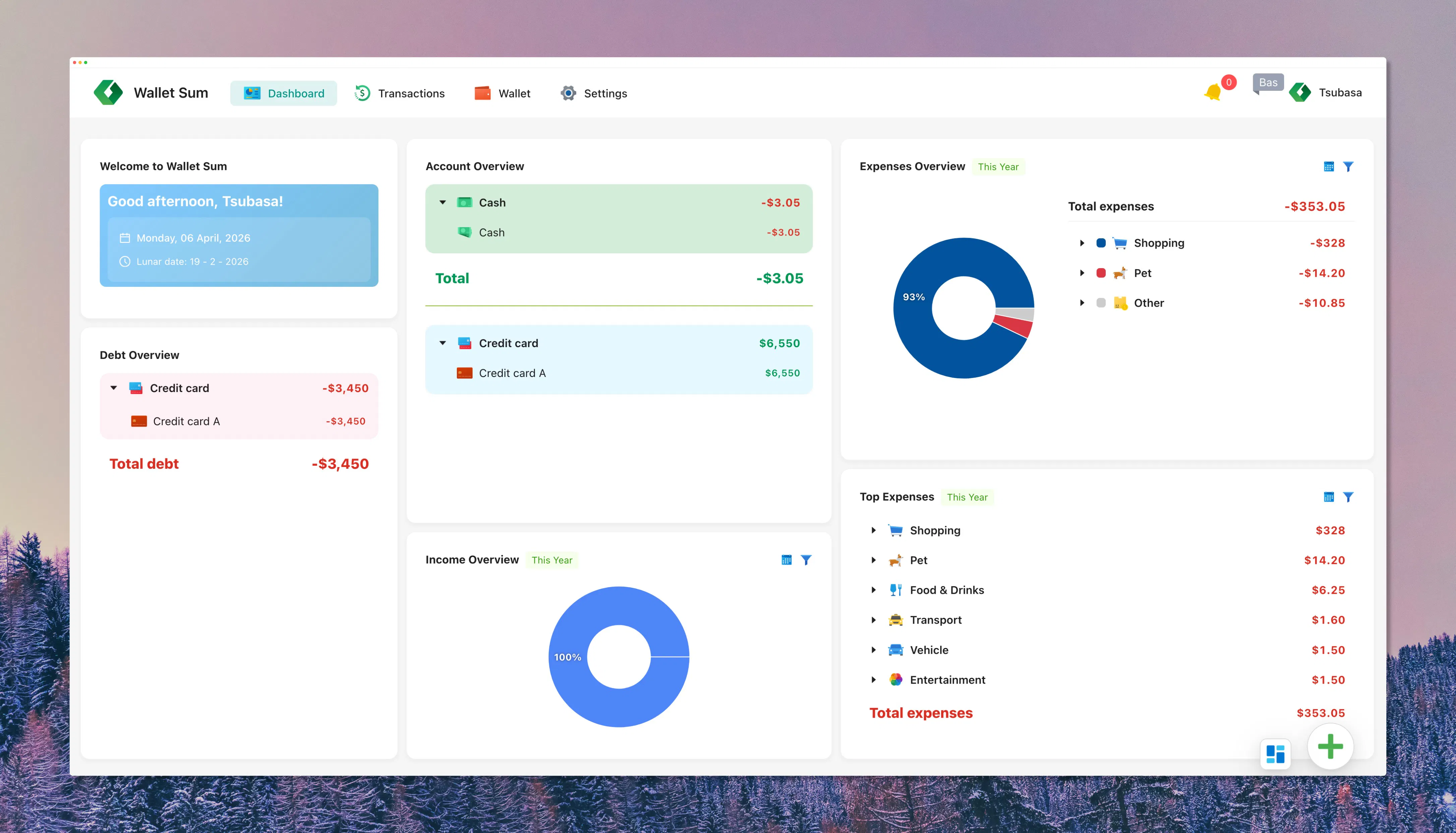 Wallet Sum screenshot 3