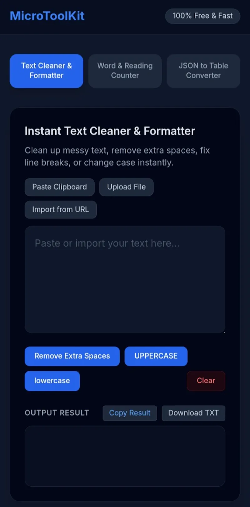 MicroToolKit screenshot 2