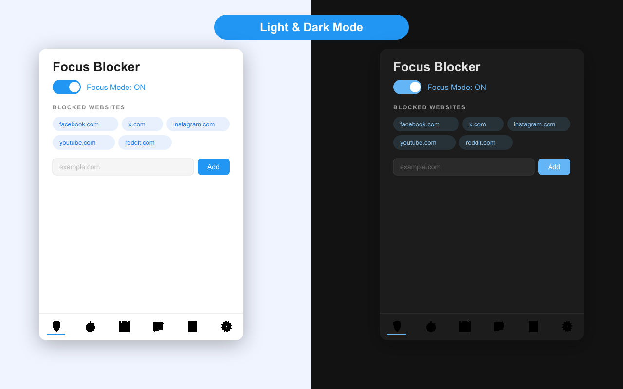 Focus Blocker - Screenshot 4 showing product features and functionality