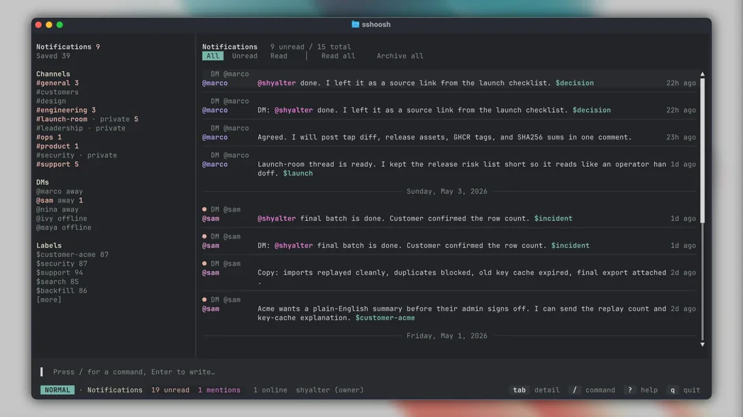 sshoosh screenshot 3