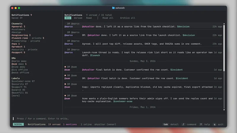 sshoosh screenshot 4