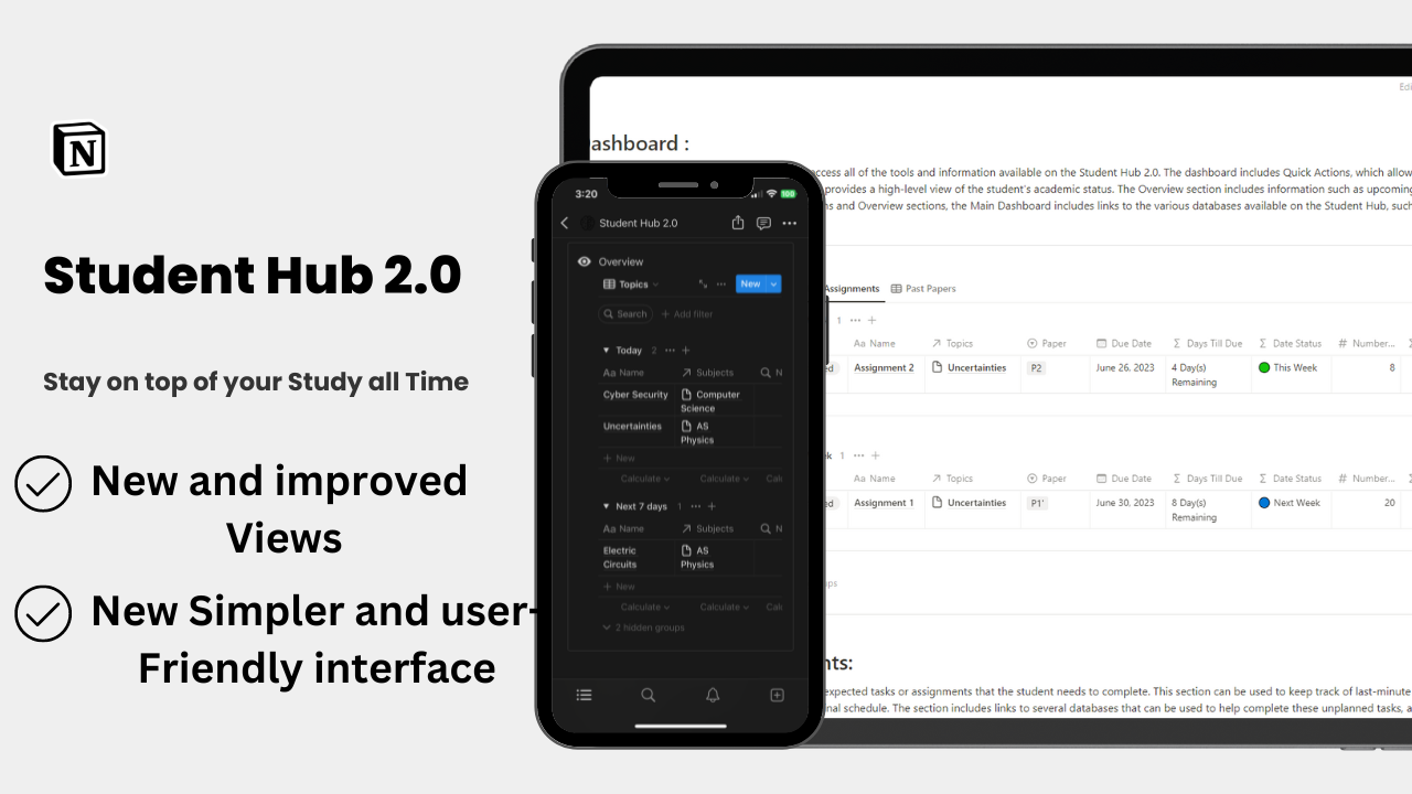 وسائط HUB HUB 2.0 - يساعد الطلاب على تنظيم دراستهم باستخدام الفكرة 2