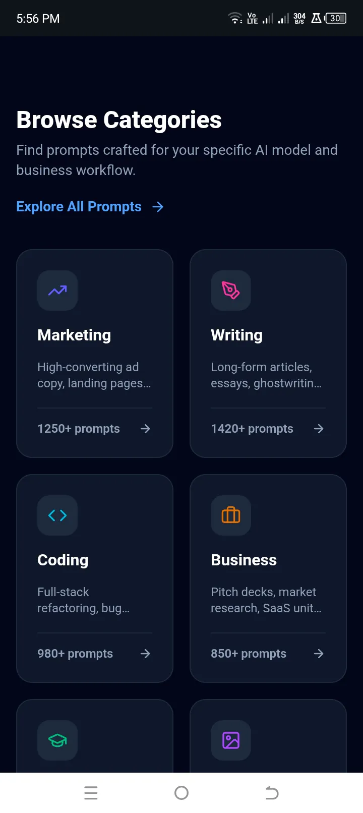 Promptlyx screenshot