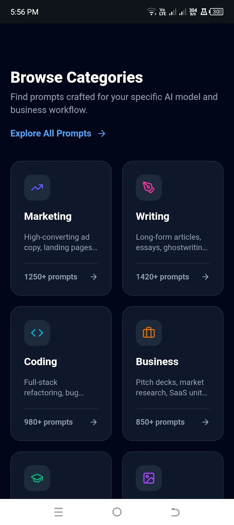 Promptlyx  screenshot 1