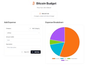 Bitcoin Budget App gallery image