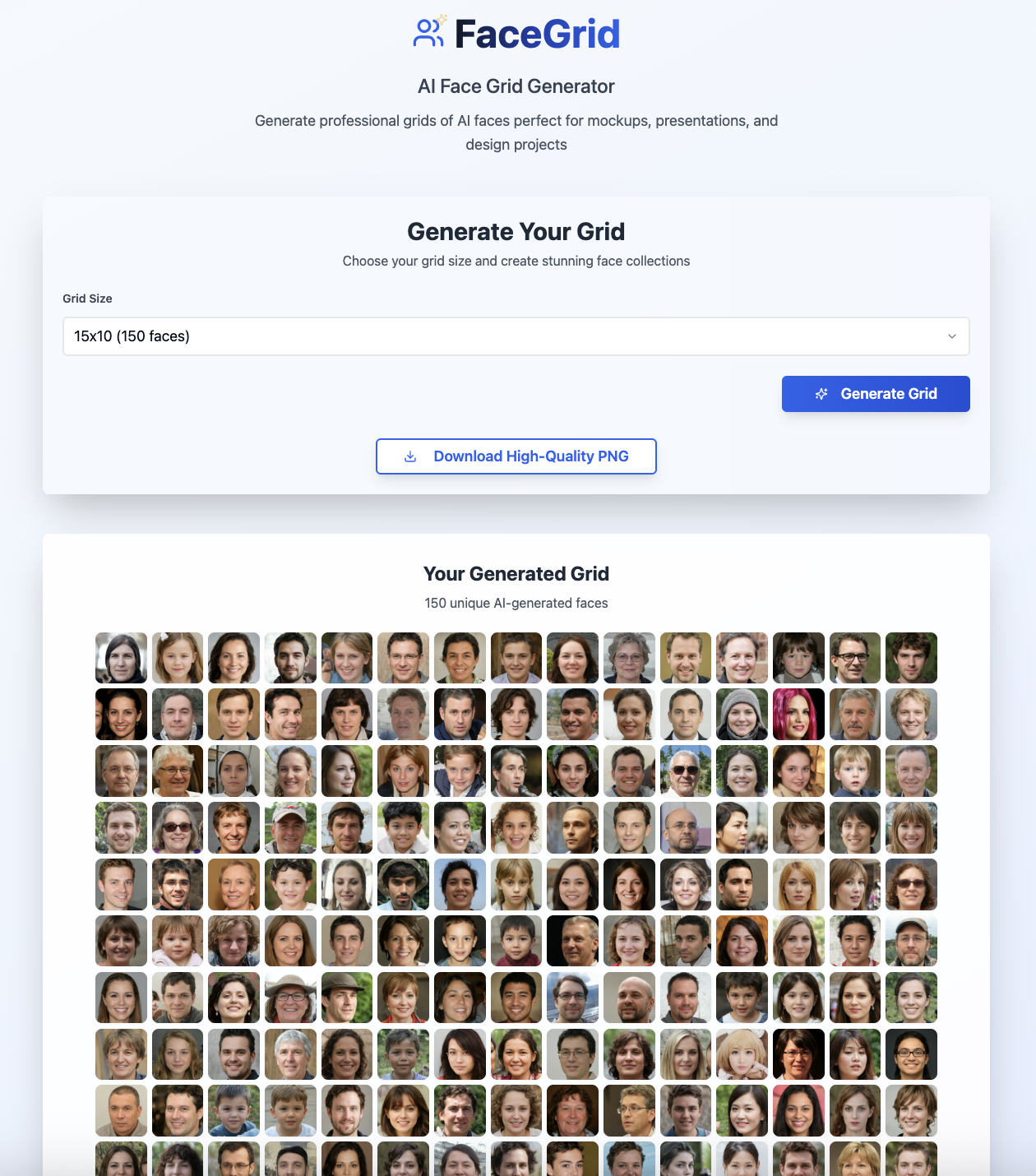 FaceGrid gallery image