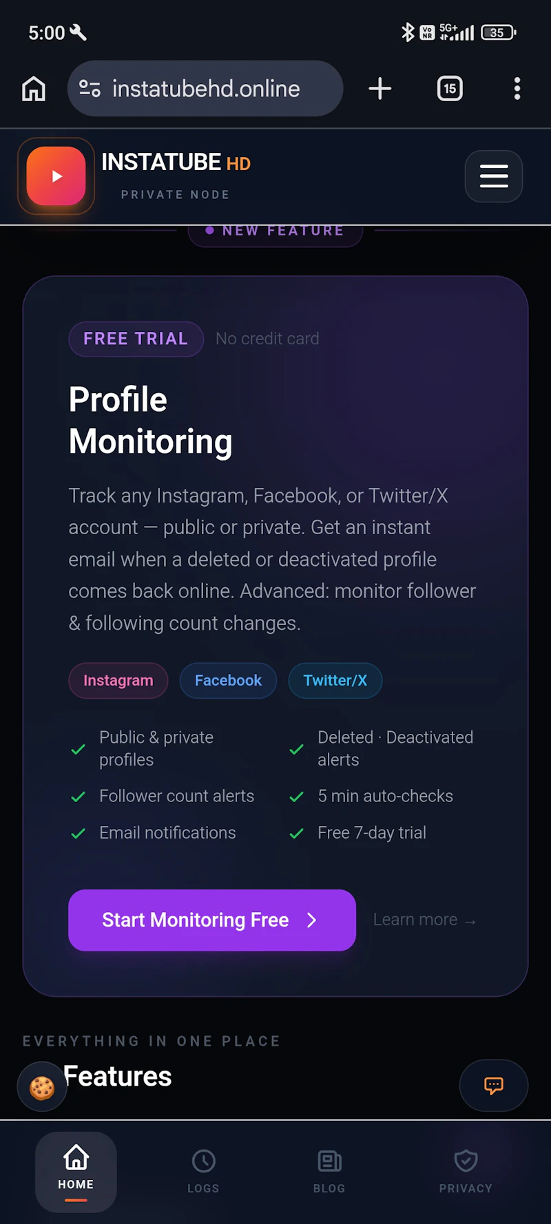InstaTube HD screenshot 2