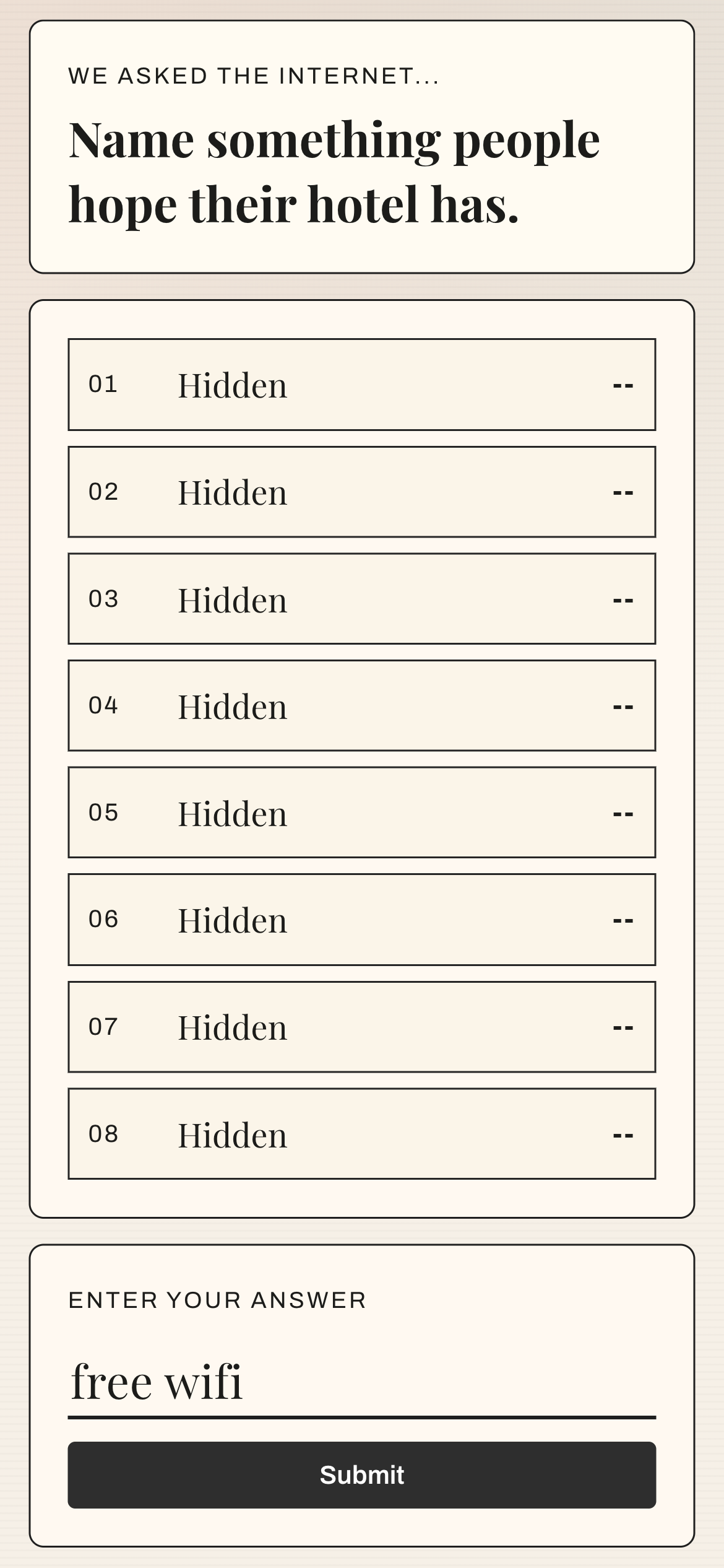 Internet Feud - Screenshot 2 showing product features and functionality