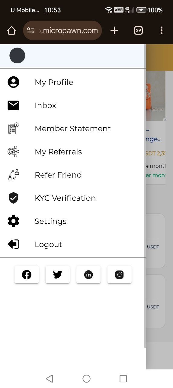 Micropawn - Screenshot 3 showing product features and functionality