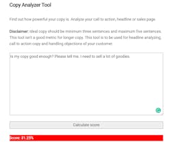 Copy Analyzer Tool gallery image