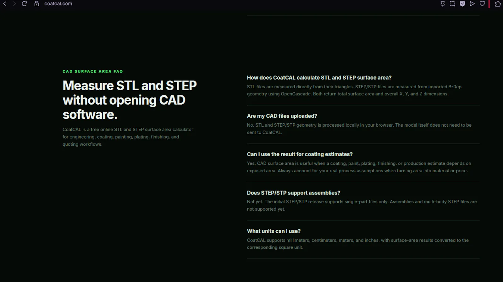 CoatCAL screenshot 3